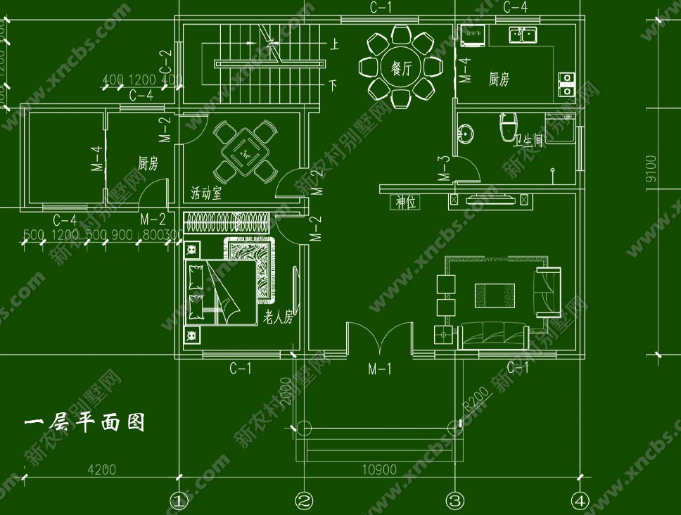 農村雙層自建房設計圖及效果圖 兩層樓房圖紙